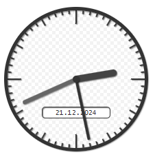 Analog clock. Analog clock.