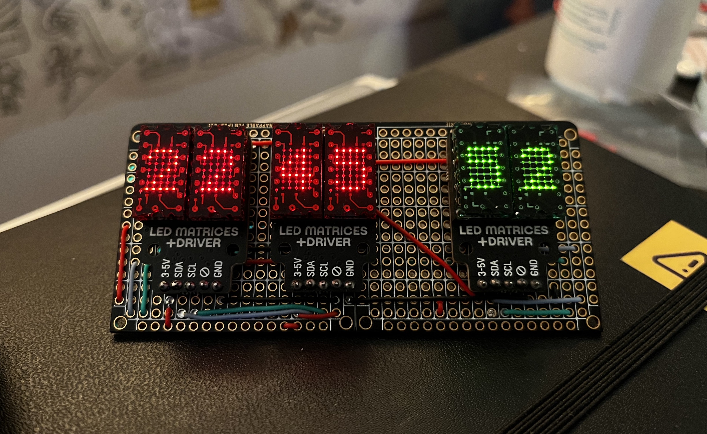 Demo running 3 Matrices on same bus