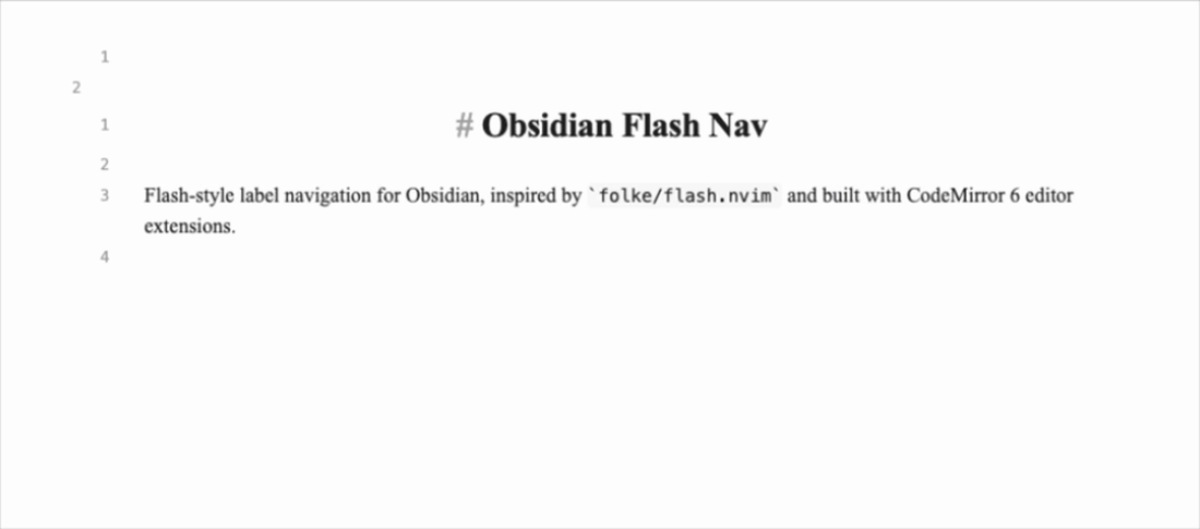 Flash Nav demo