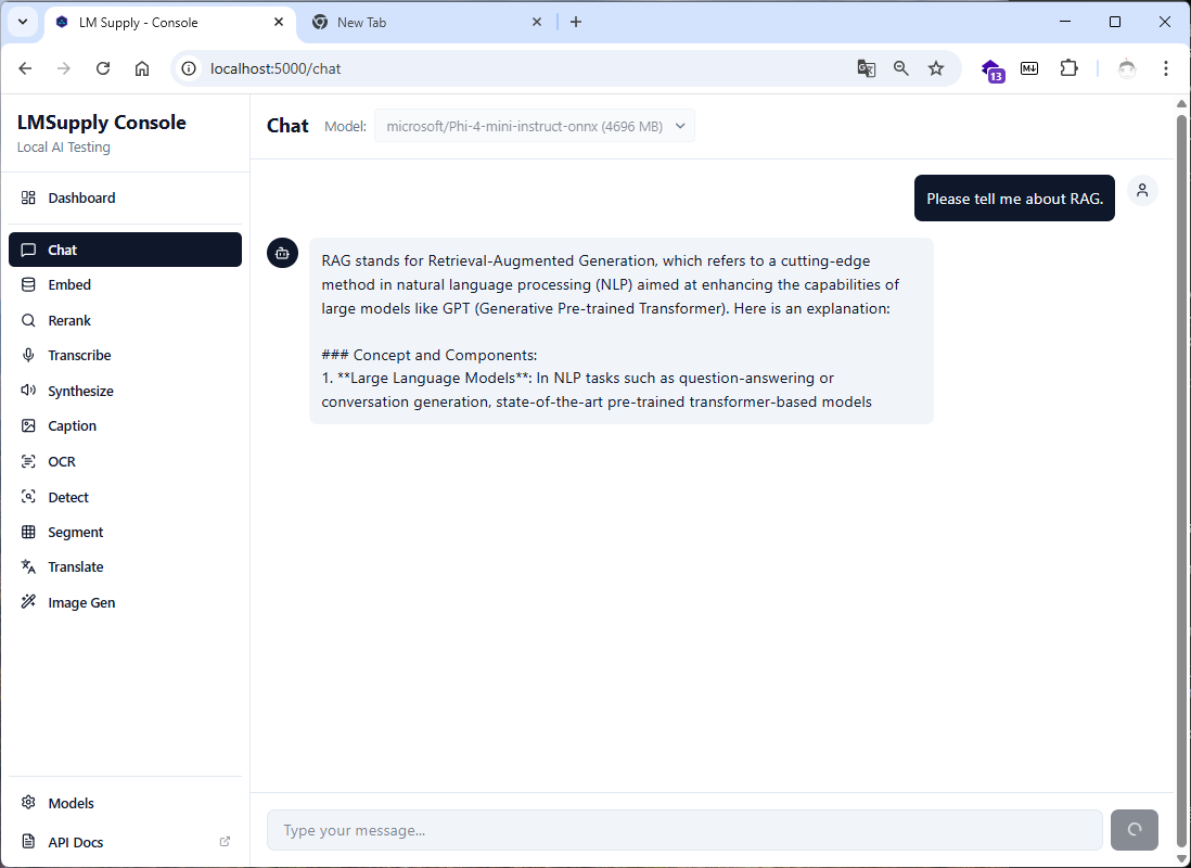 LMSupply Console