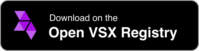 Download on the Open VSX Registry