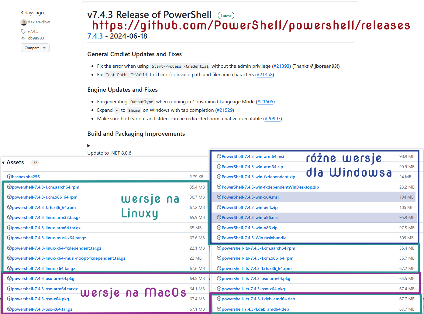 Pobieranie PowerShell - 7