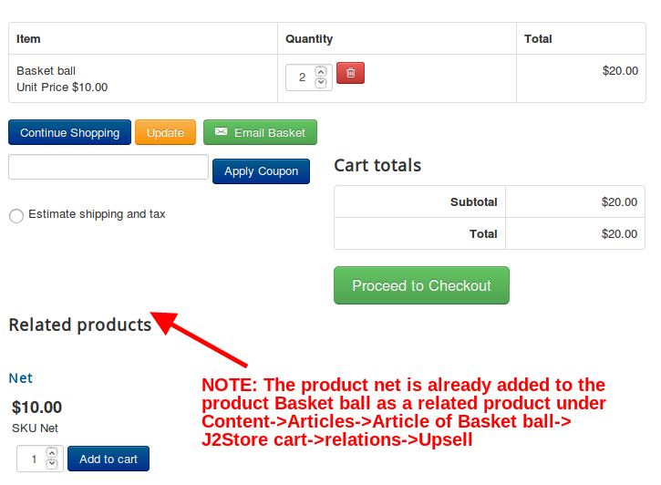 Related product module frontend