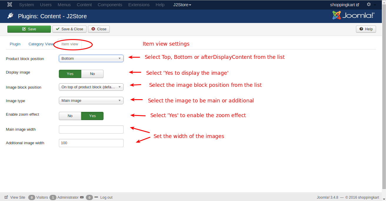 Setup-contentplugin-itemview