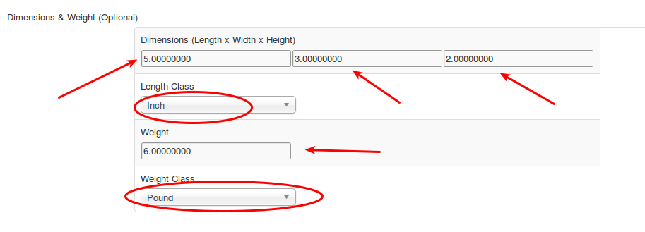 weight and dimensions