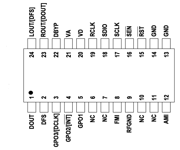 Si4735-D60 pinout