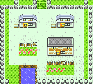 Pallet Town Map