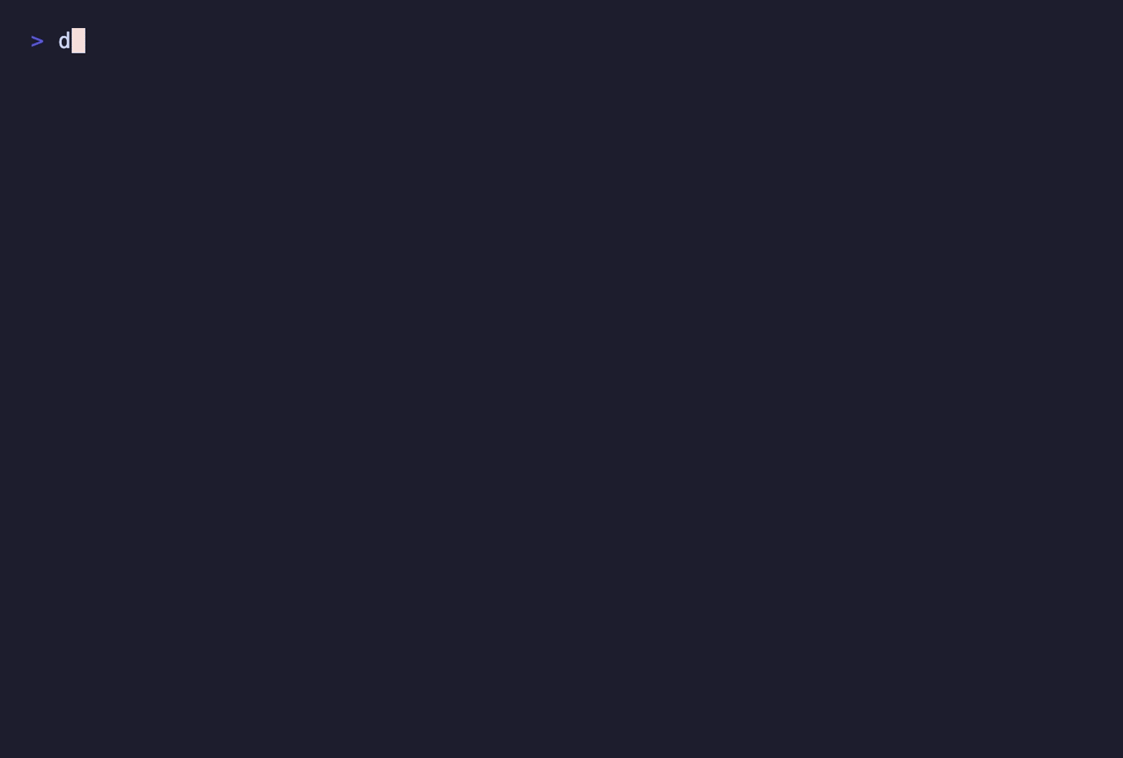 descry cold start: it asks before indexing, embeds the repo with live progress, answers a natural-language query with ranked file:line results, then reports the whole resolution chain with descry doctor