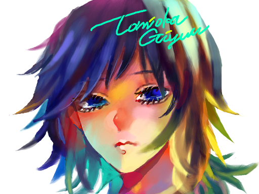 Anime painting result