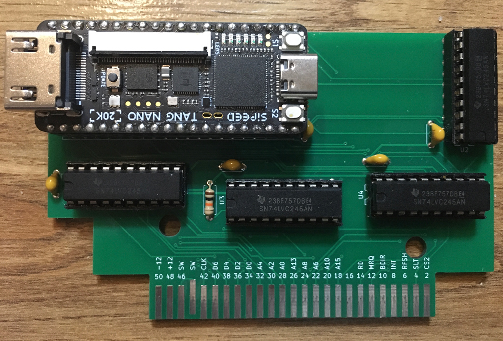 MSXhdmi tn20k, from the project README