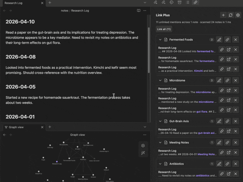 Link Plus demo
