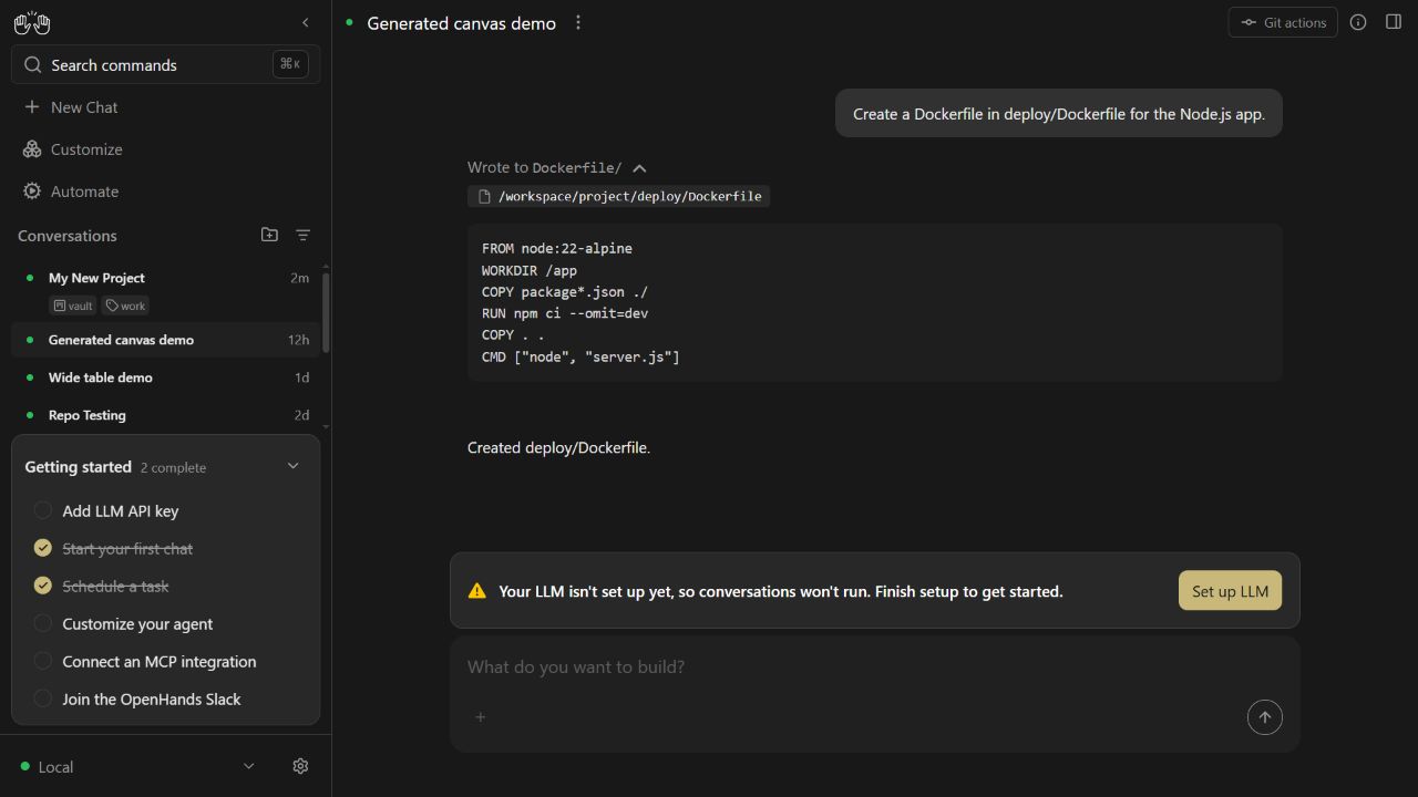 Dockerfile displayed without syntax highlighting on main