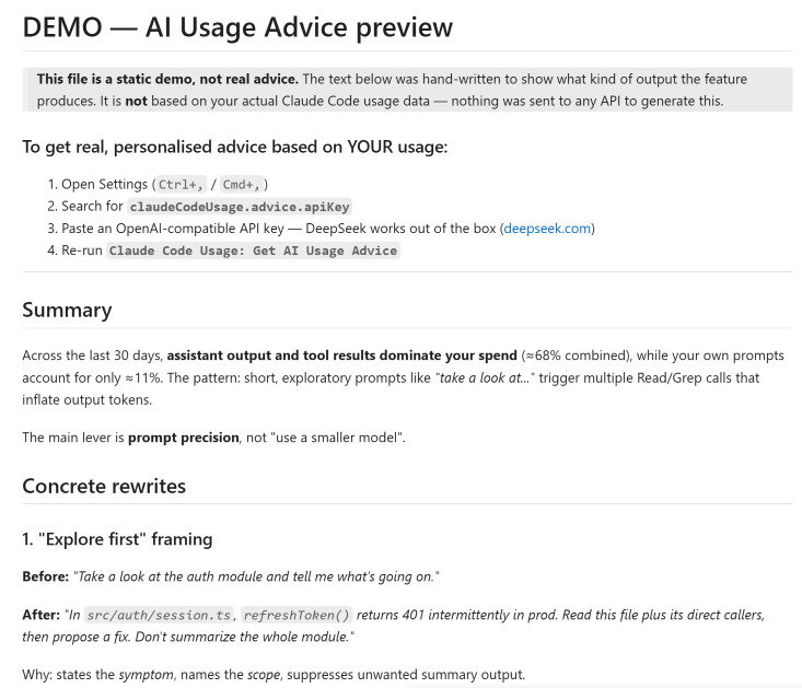 AI advice