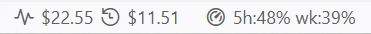 Status bar