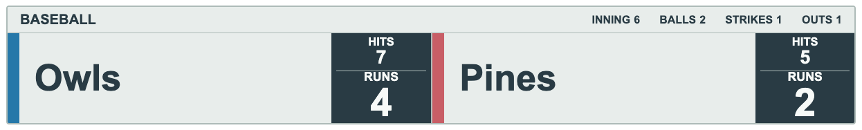 Cloud Graphite Combined Bay — BASEBALL Horizontal lower-third