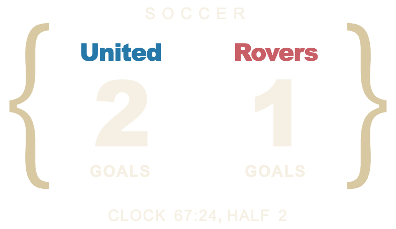 Brace Register — SOCCER Paired columns