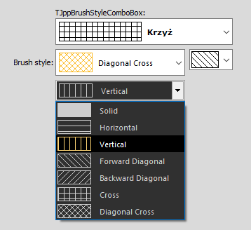 TJppBrushStyleComboBox
