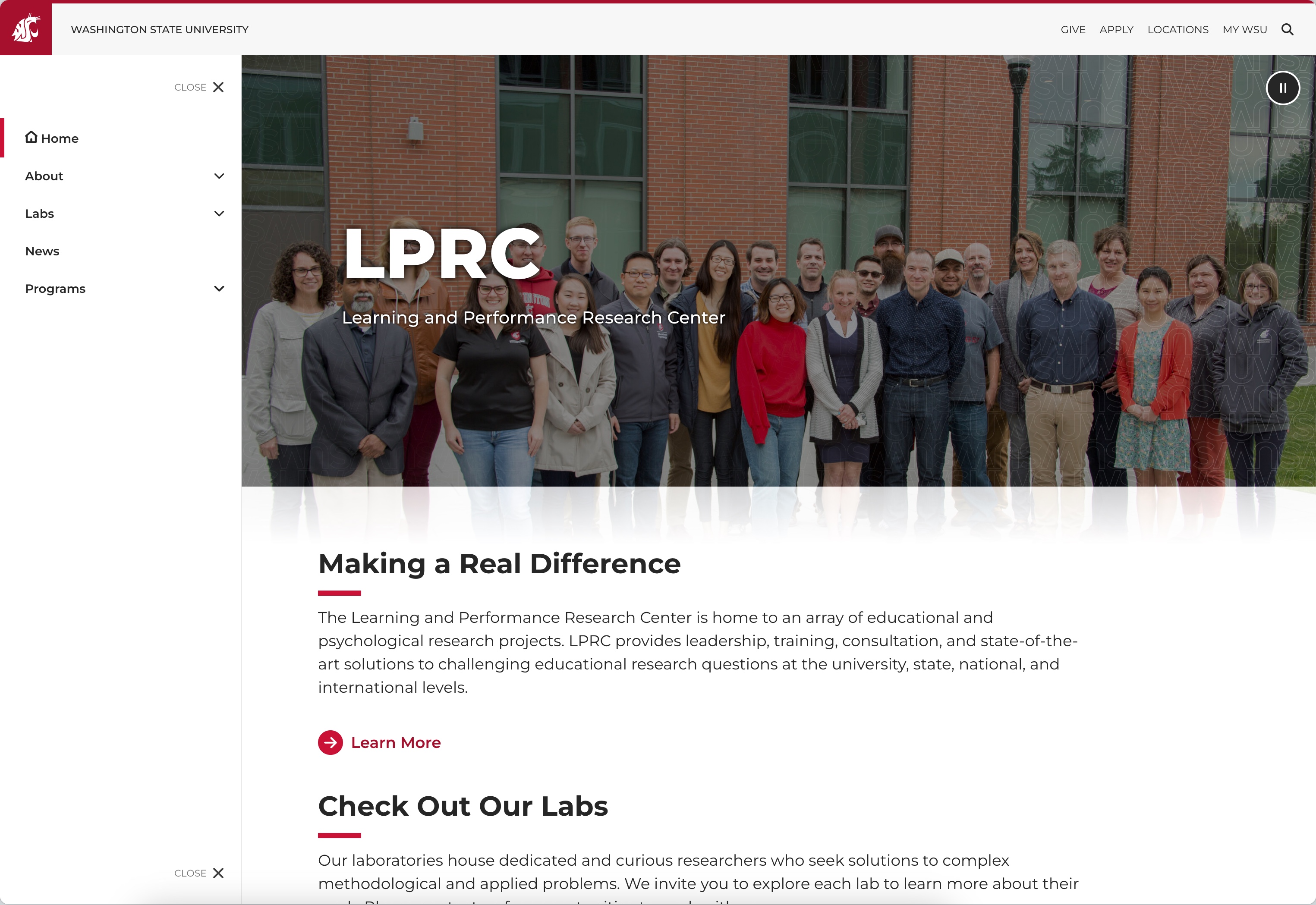 New LPRC Website
