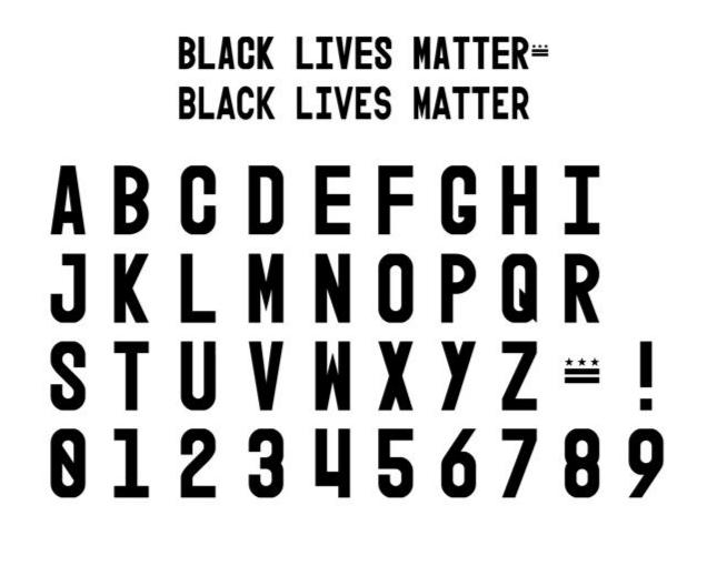 GitHub - jackmerrell/BLM-font