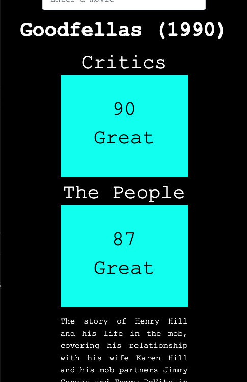 Critics vs. The People Mobile View