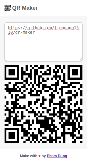 QR Maker