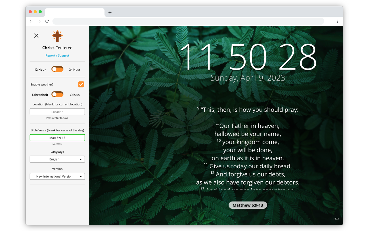 GitHub - jackson-nestelroad/christ-centered-2.0: Browser extension to ...