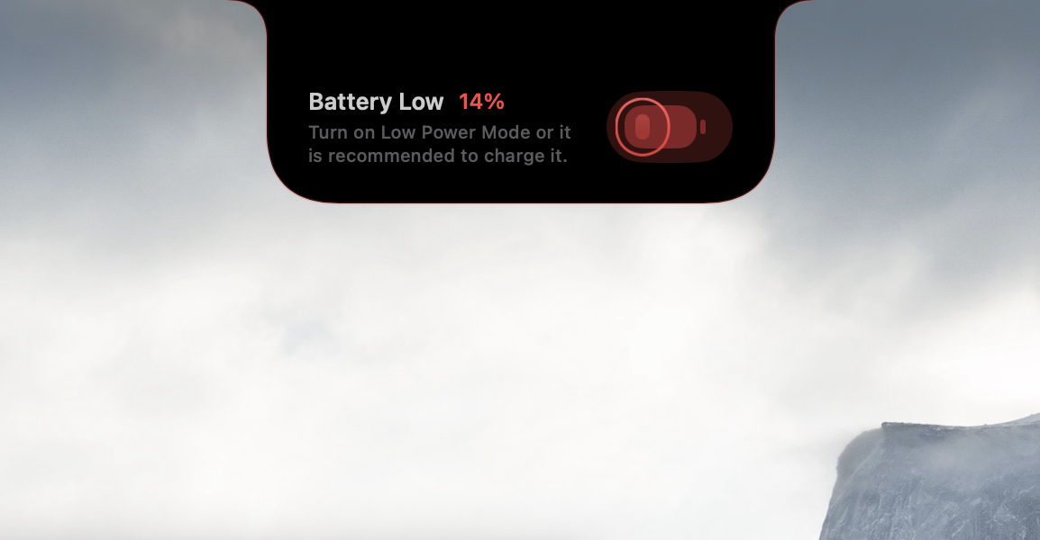 Low Battery