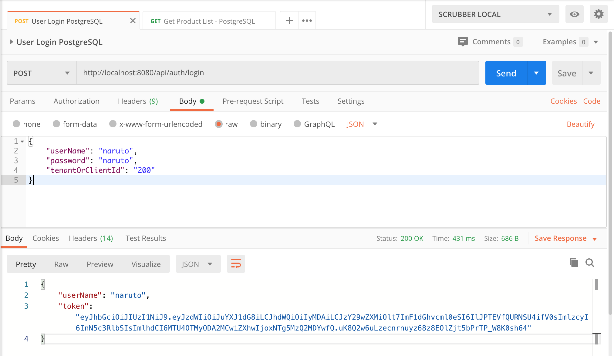 User Login in PostgreSQL