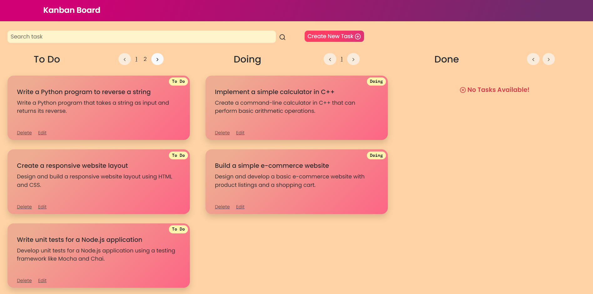 Kanban Board