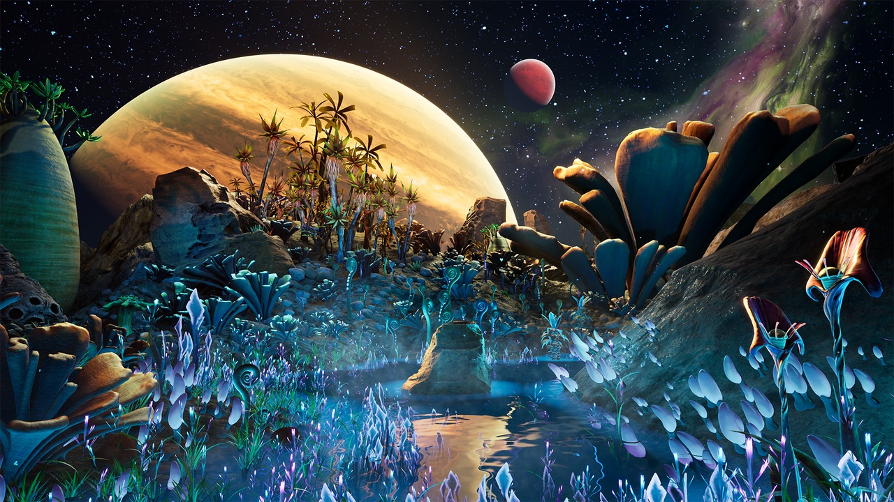 Alien Planet Fantasy Environment - Grassland Plants 封面