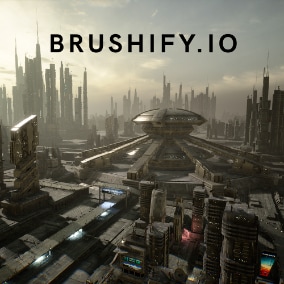 Brushify SciFi Buildings Pack 封面