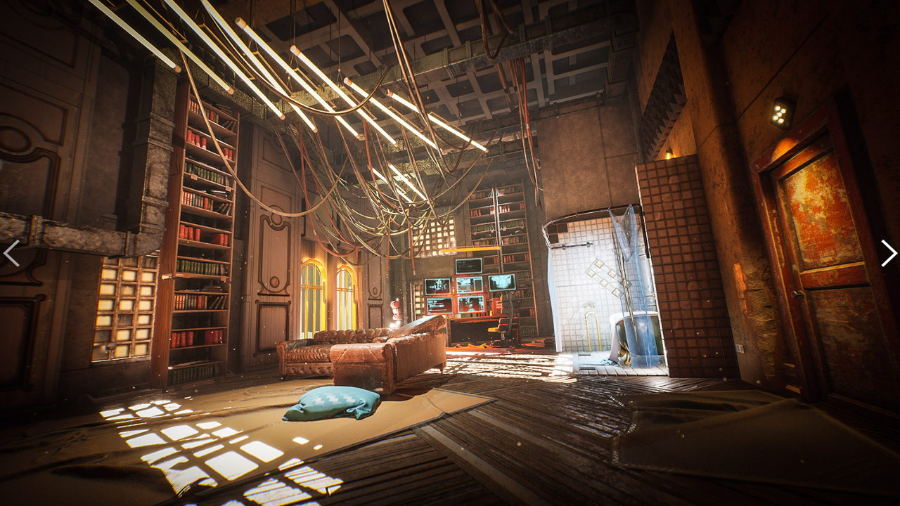 Cyberpunk Interior Environment Kitbash 封面