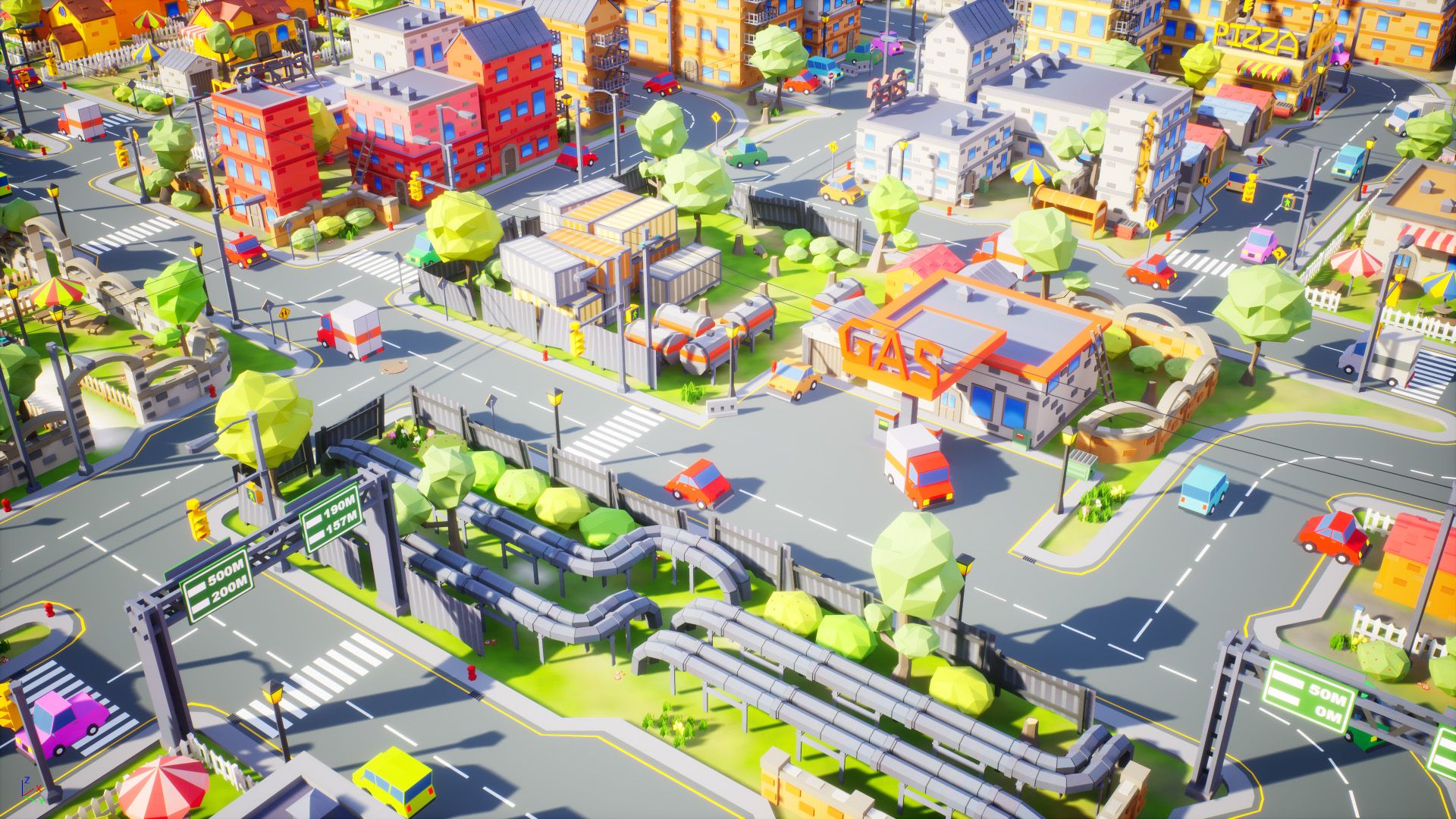 Low Poly Town 封面