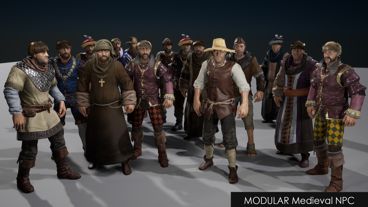 Modular Medieval NPC