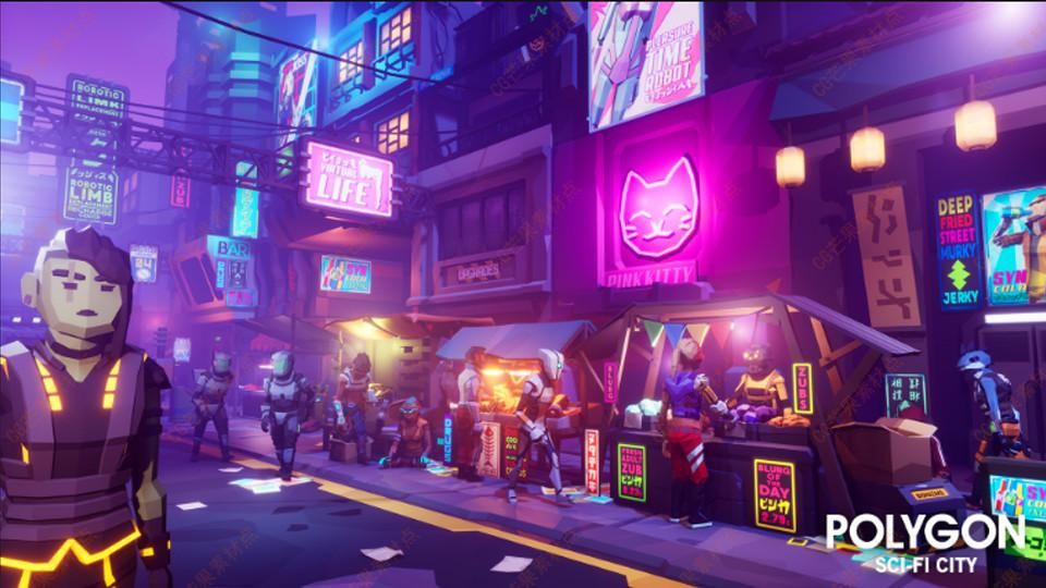 POLYGON - Sci-Fi City 封面