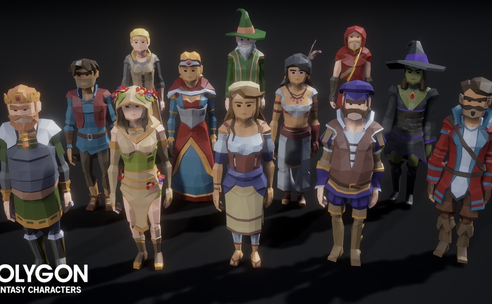 POLYGON Fantasy Characters