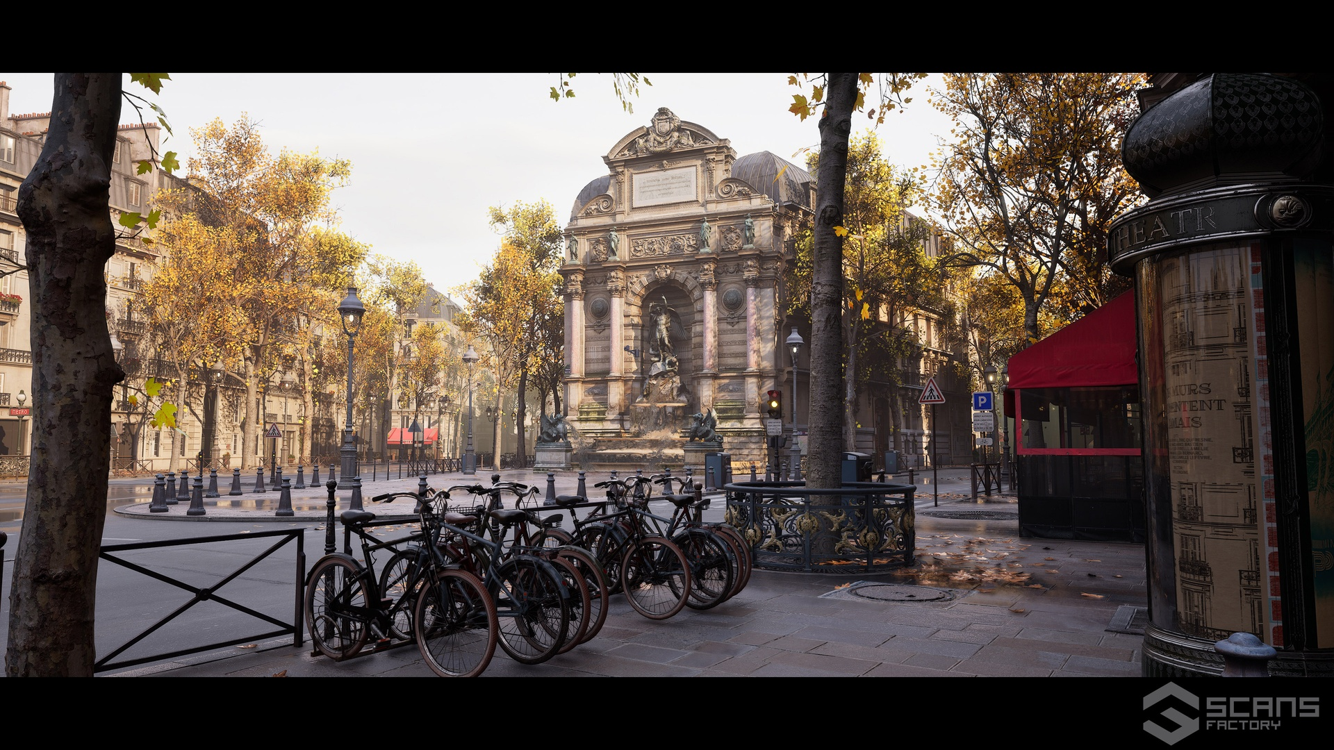 Paris - Fontaine Saint-Michel 封面