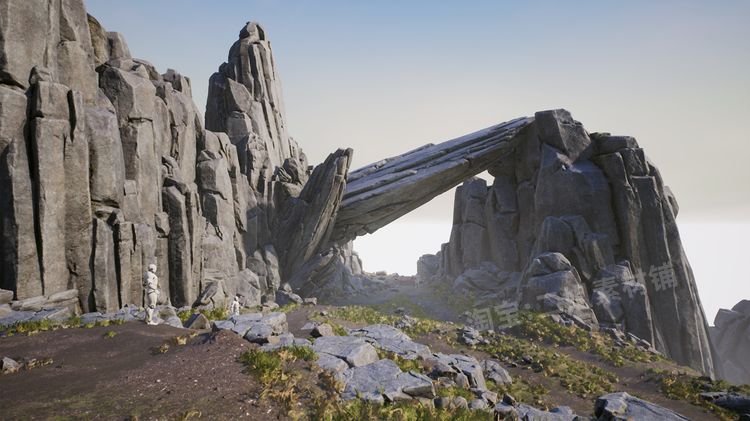 Realistic Looking Cliff and Rock Pack 封面