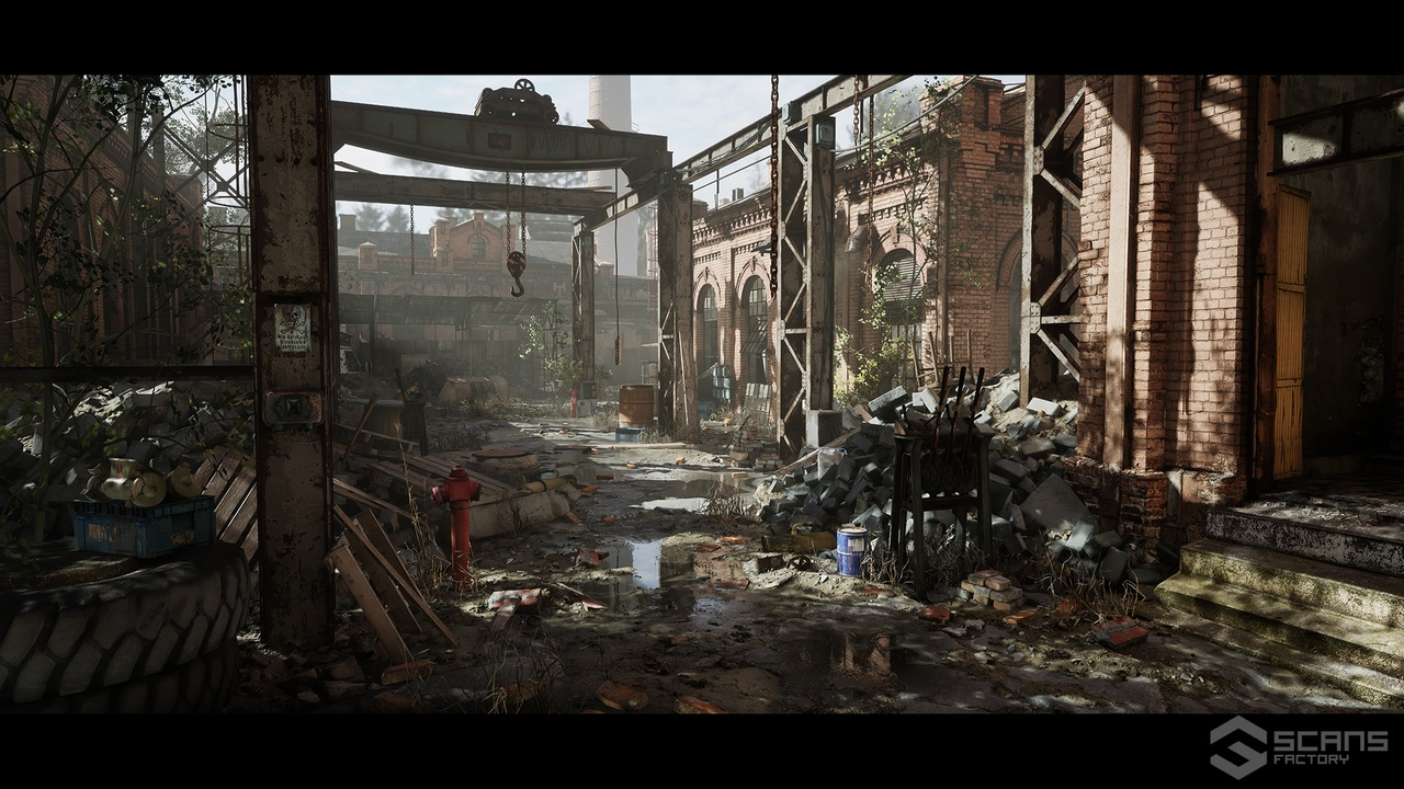 SCANS Industrial Abandoned Buildings - Modular Environment