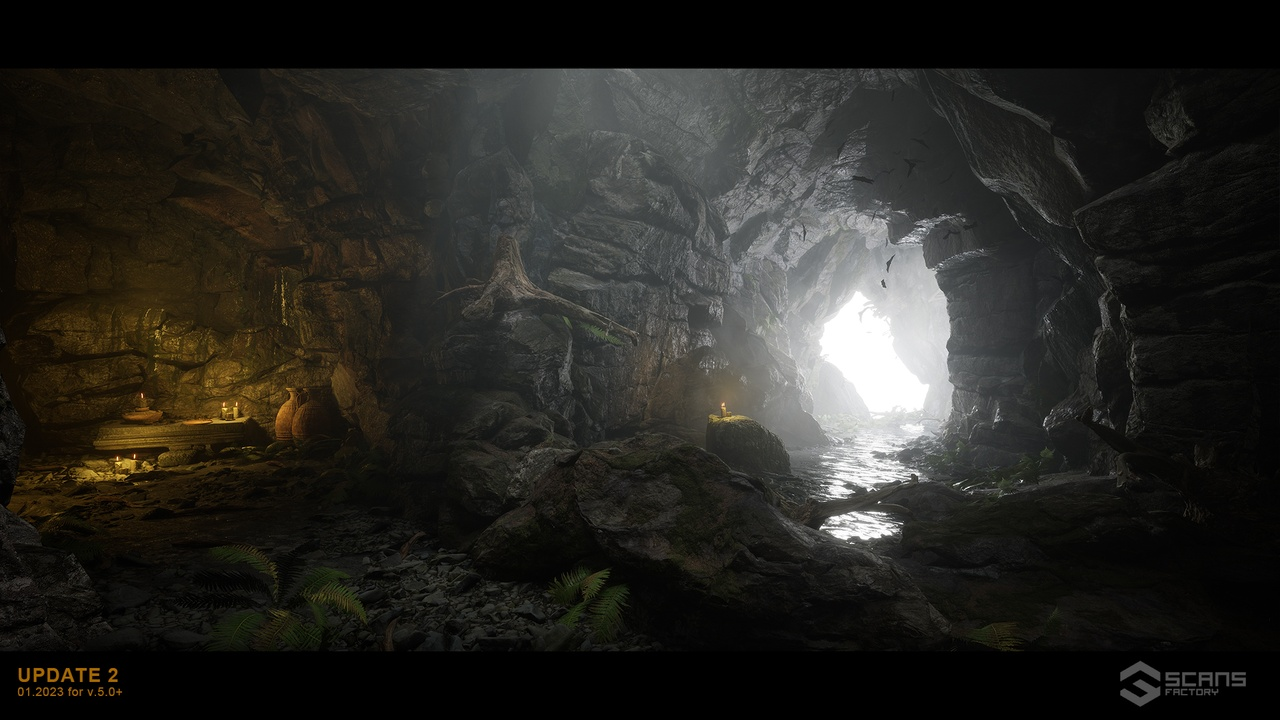 SCANS Lost Temple Cave