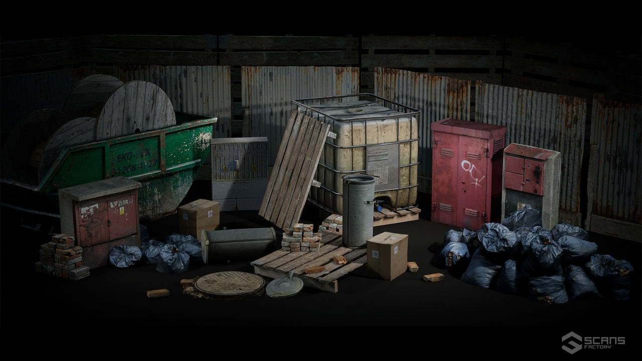 SCANS Urban Props Vol. 1