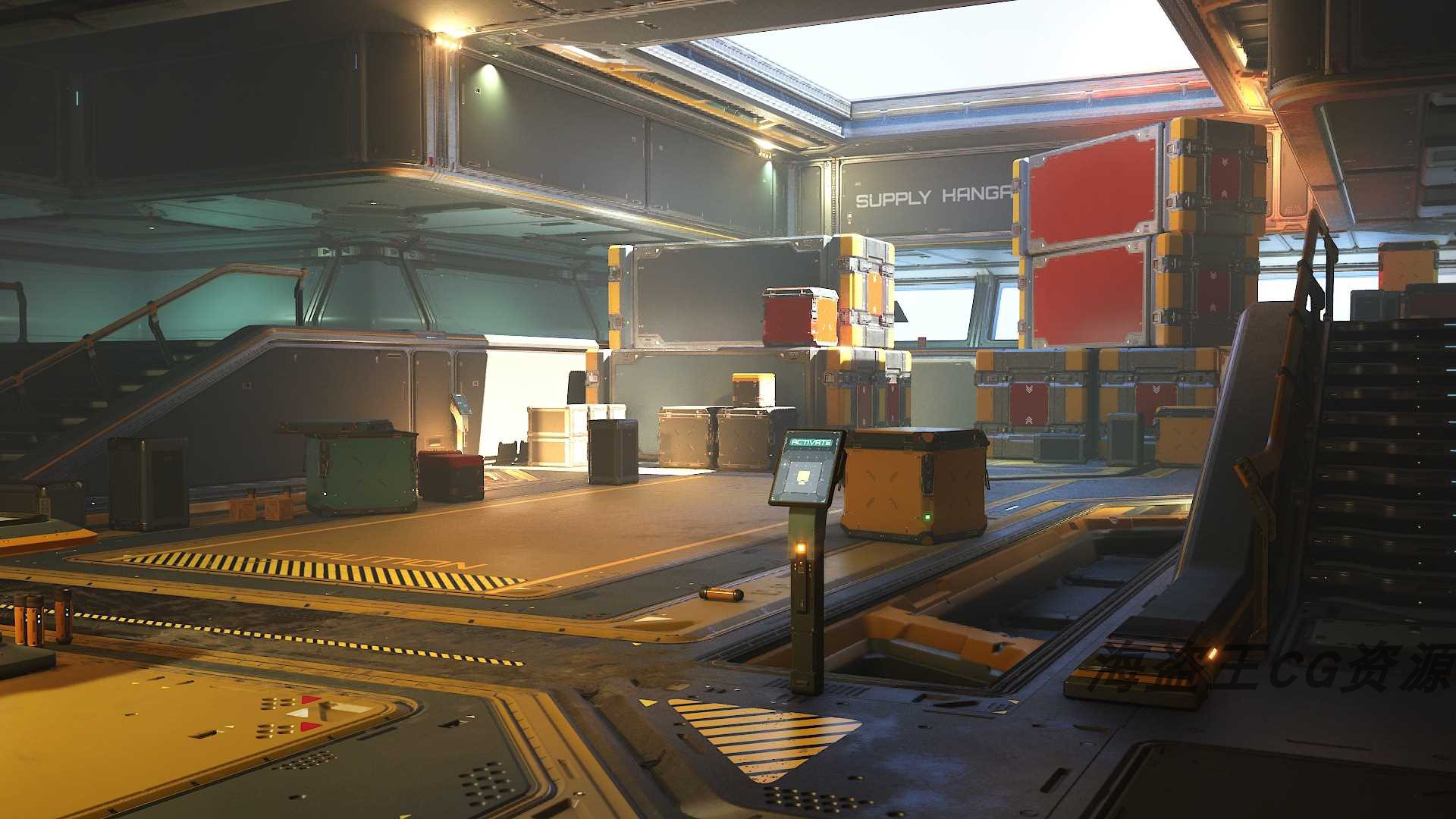 Sci-Fi Interior Environment