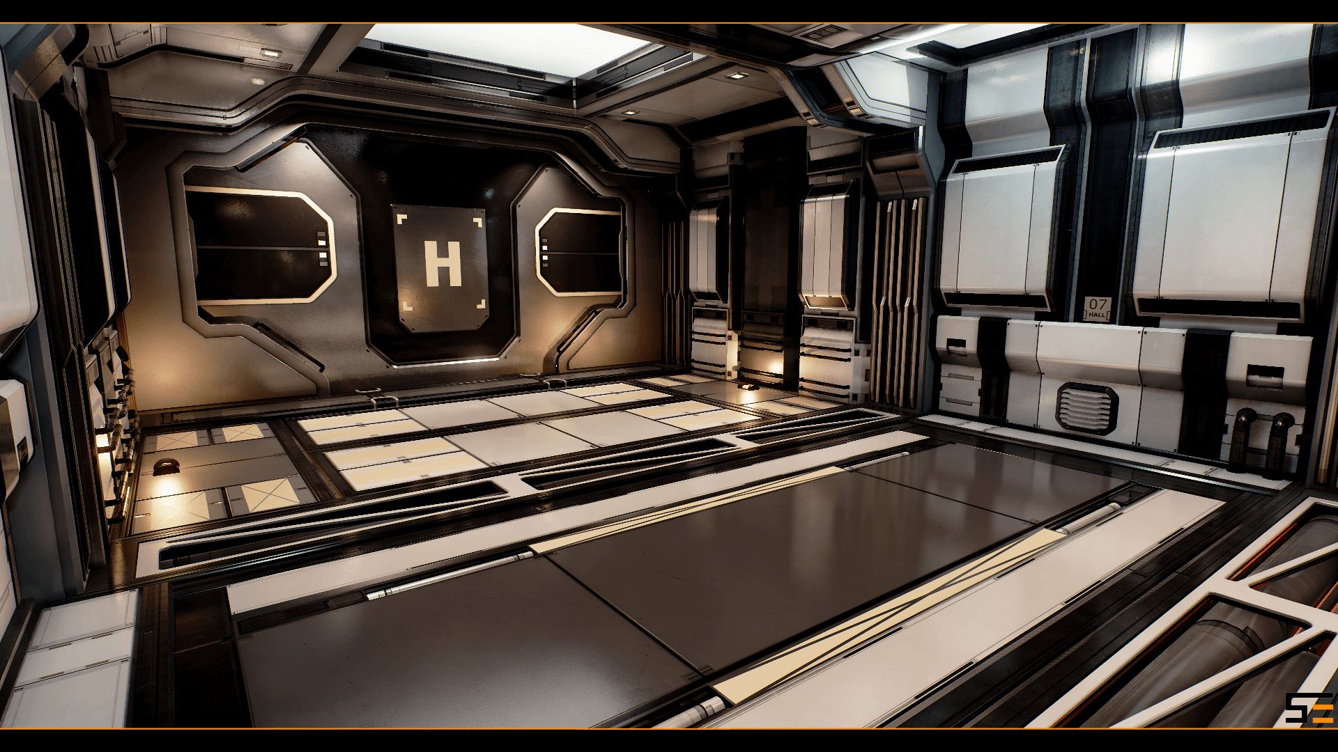 SciFi Hallways