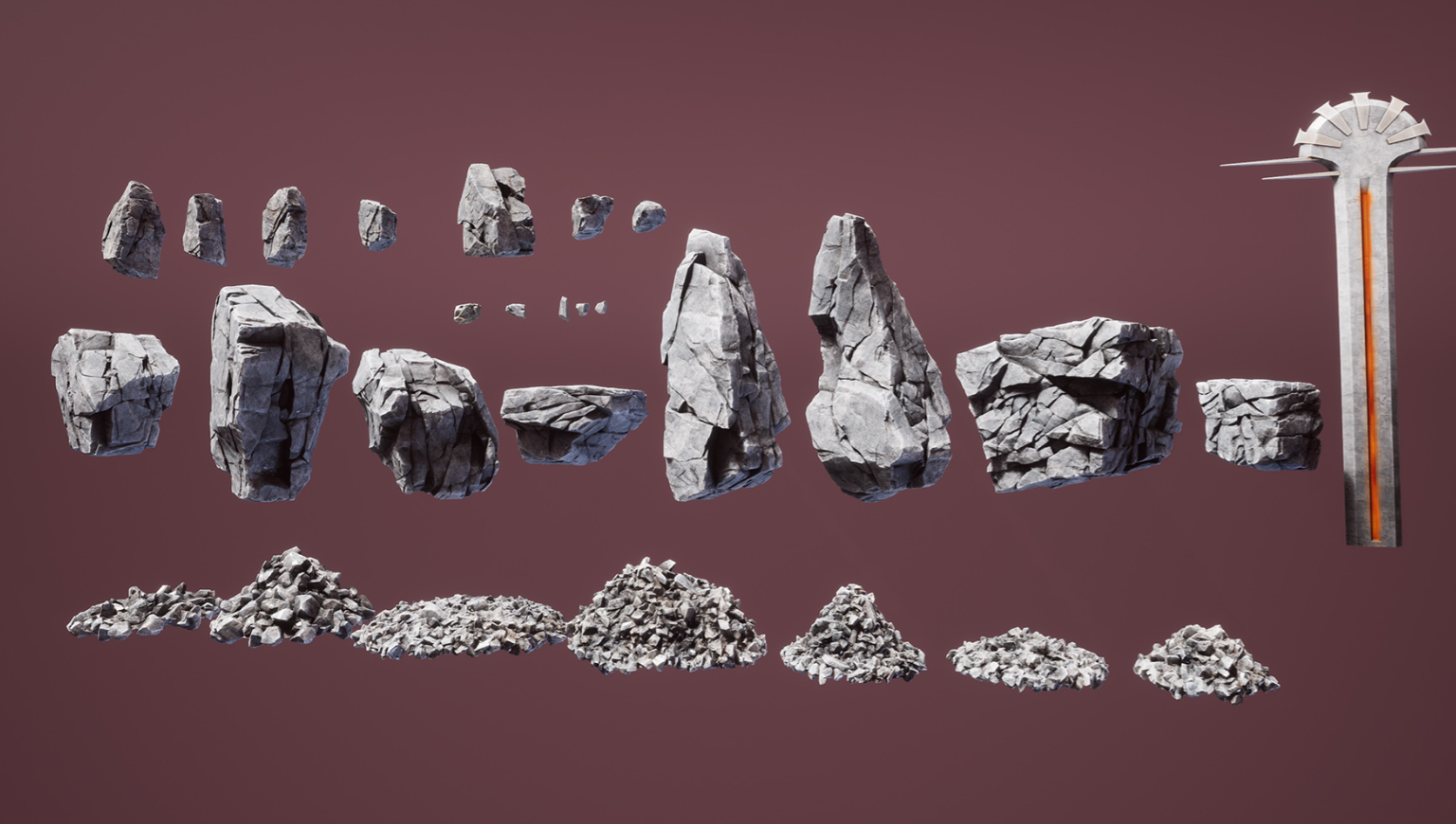 Shattered rocks 封面