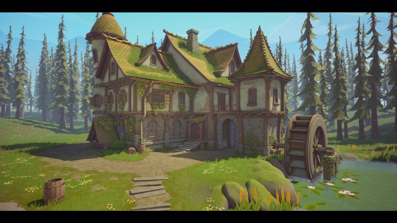 Stylized Medieval House 封面