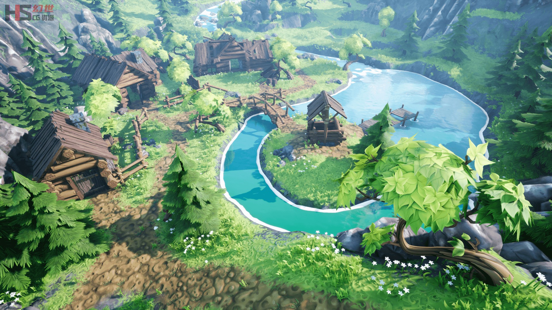 Stylized Village