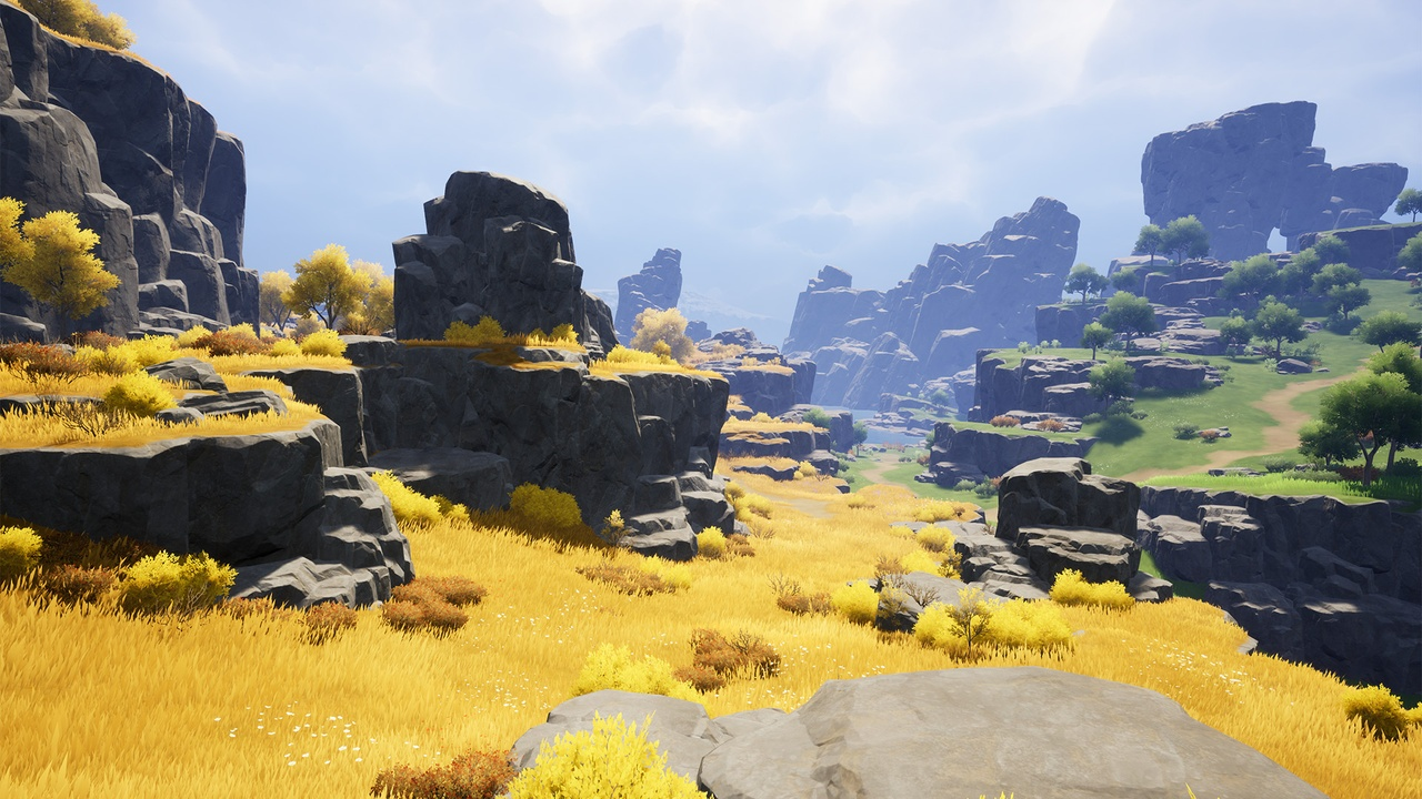 Village and Nature - Blazing Highlands 封面