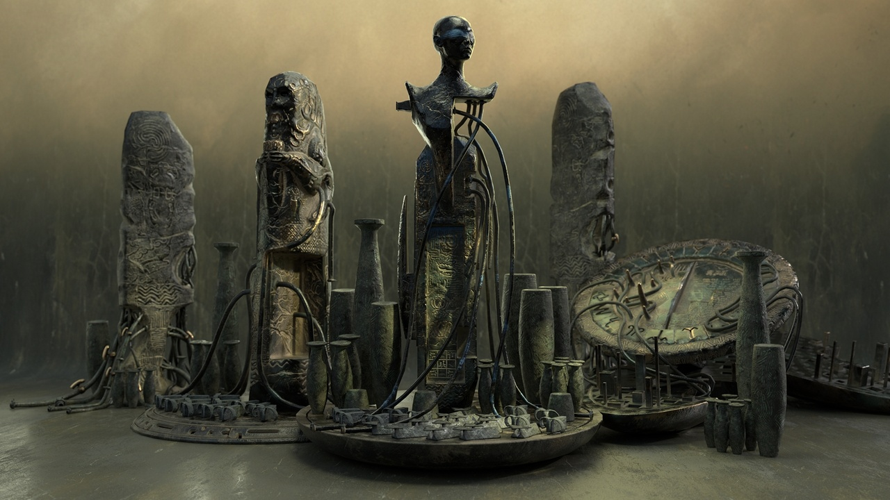 Vintage SciFi pack VOL 1 Enigmatic Ancient Stone 封面