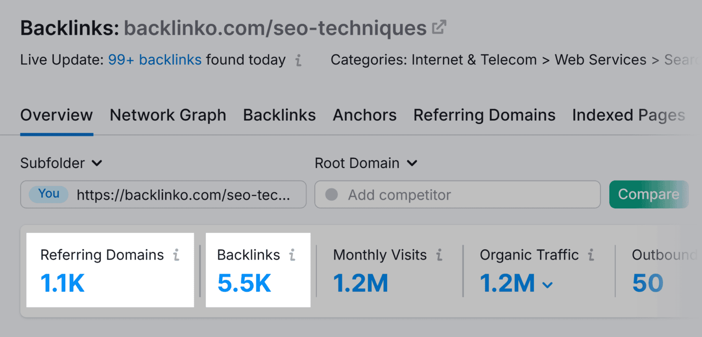 反向链接分析 – SEO技巧 – 反向链接和引用域名