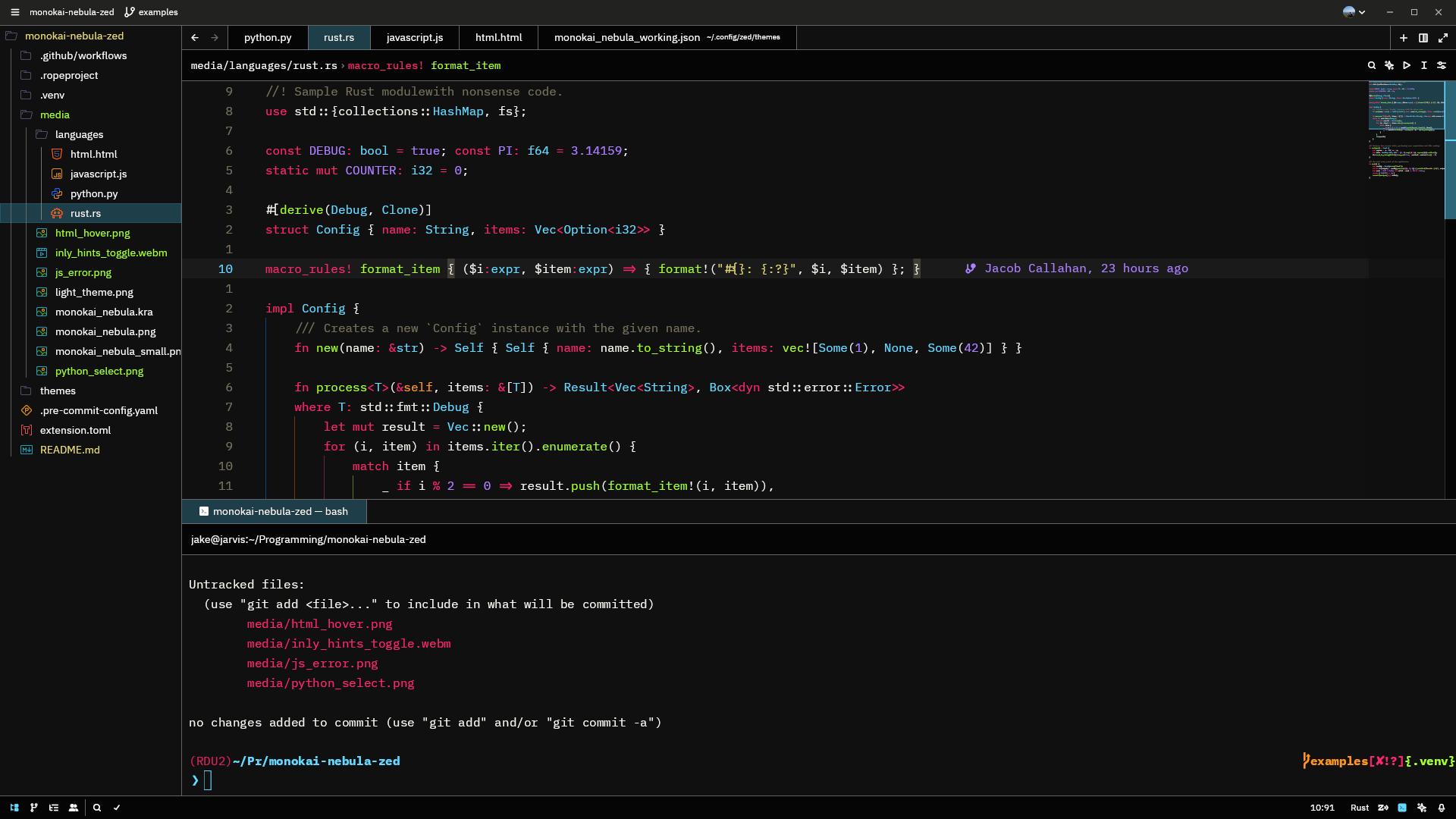 Rust and Terminal